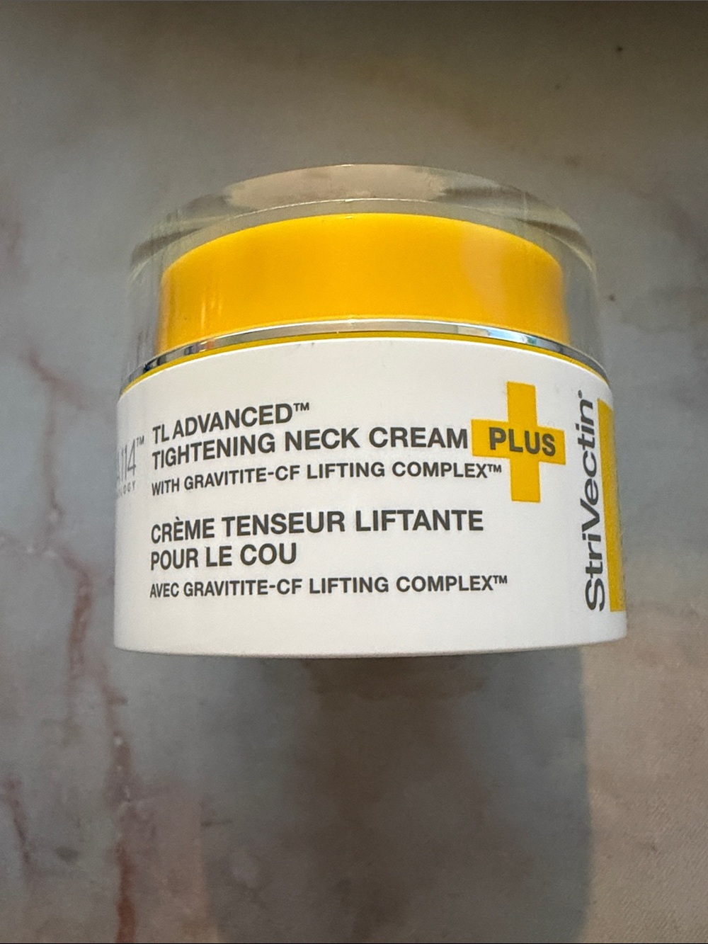 StriVectin Tightening Neck Cream Plus - Yellow & White Jar